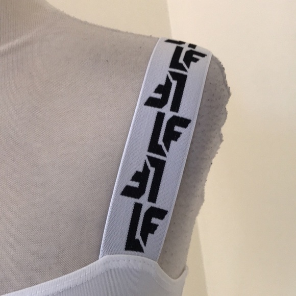 New! LF THE BRAND Size S white high cut bodysuit - Picture 2 of 8